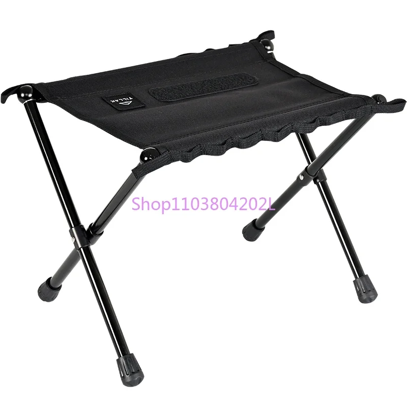 

Outdoor Camping Lightweight Aluminum Alloy Folding Tactical Mazar Light Stool Moon Chair Shelf