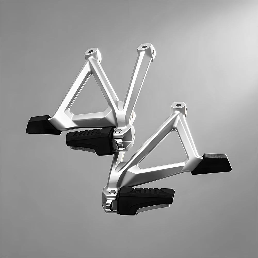 Full Set Motorcycle Passenger Footpegs for BMW R1250GS / R1200GS LC ADV, Applicable to 2013-2024 Versions