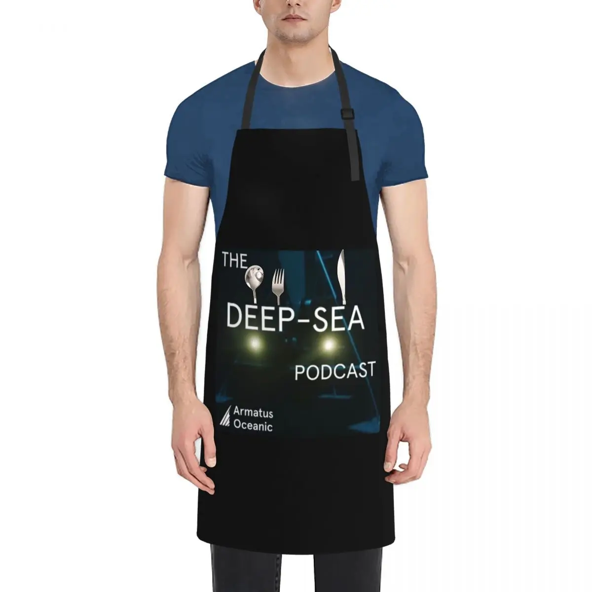 

The Deep-Sea Podcast - Show logo Apron Kitchen Front Kitchen For Men Kitchen on the wall Woman Work Apron