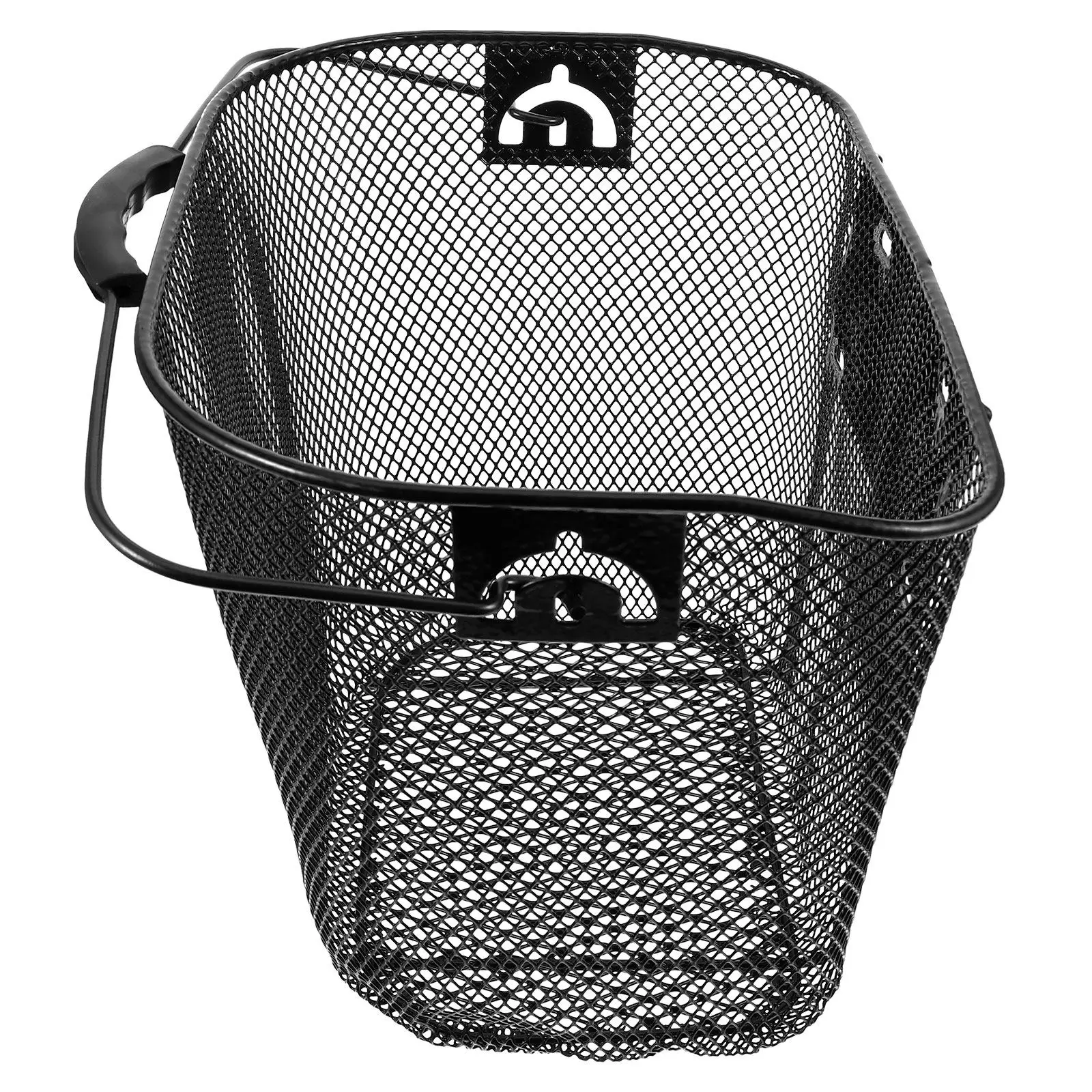 

Metal Front Bike Basket Handlebar Mounted Quick Remove Cycling Basket Large Storage Capacity Lightweight Wear Resistant