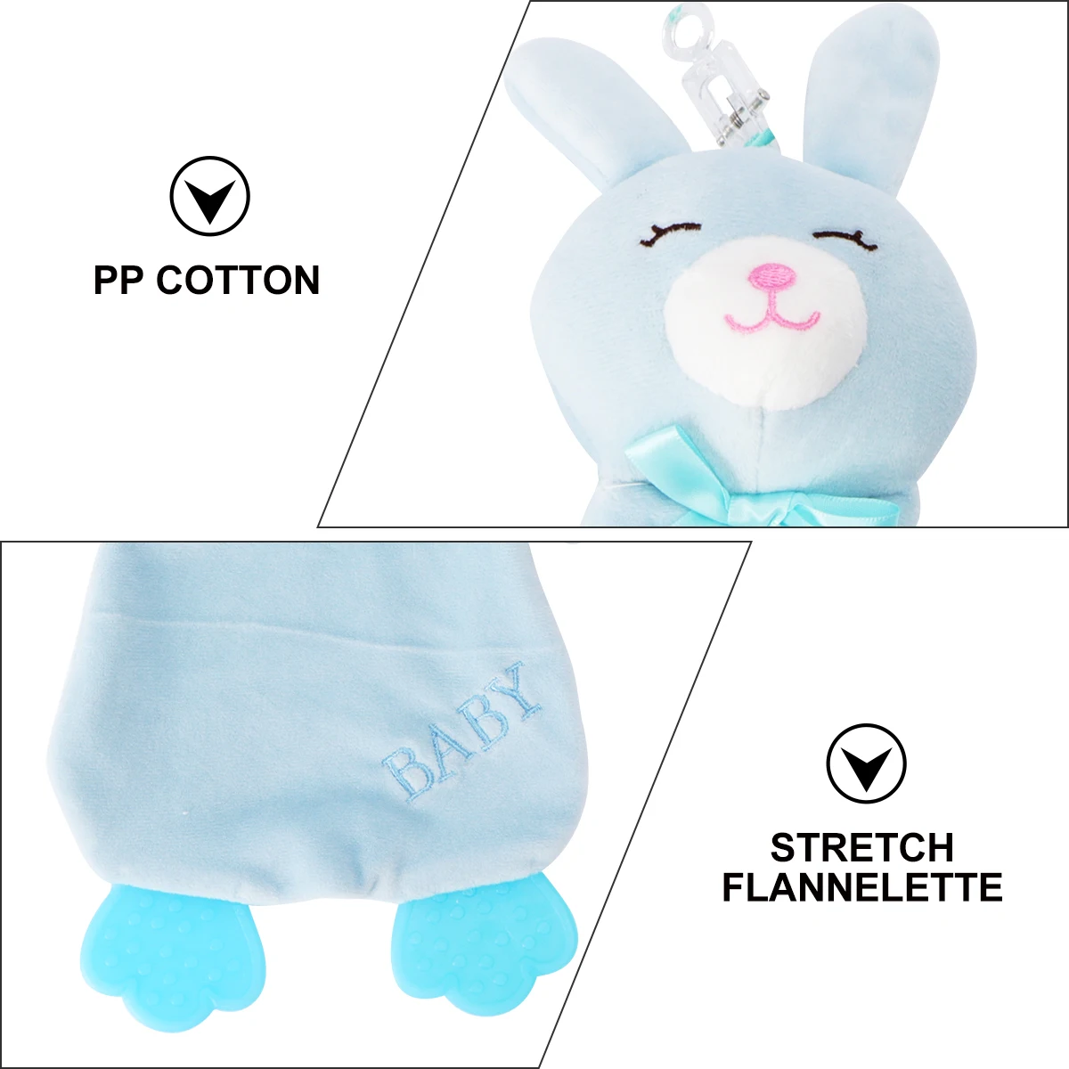 

Appeasing Toy Baby Saliva Towel Towels Cartoon Animal Pacifying Toys for Babies