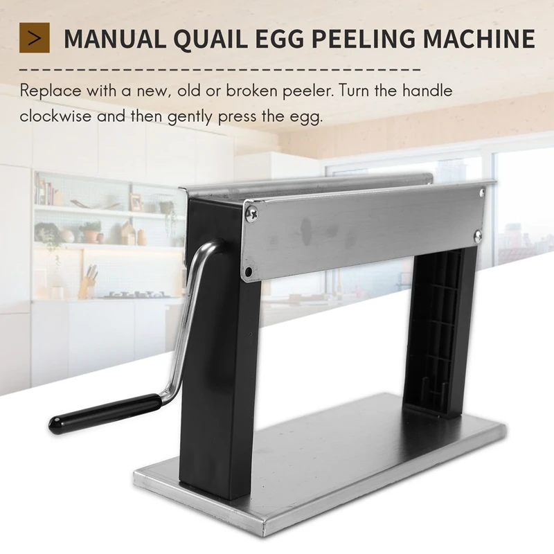 Egg Huller Manual Household Portable Hand Roll Quail Egg Peeler Manual Quail Egg Peeler Sheller