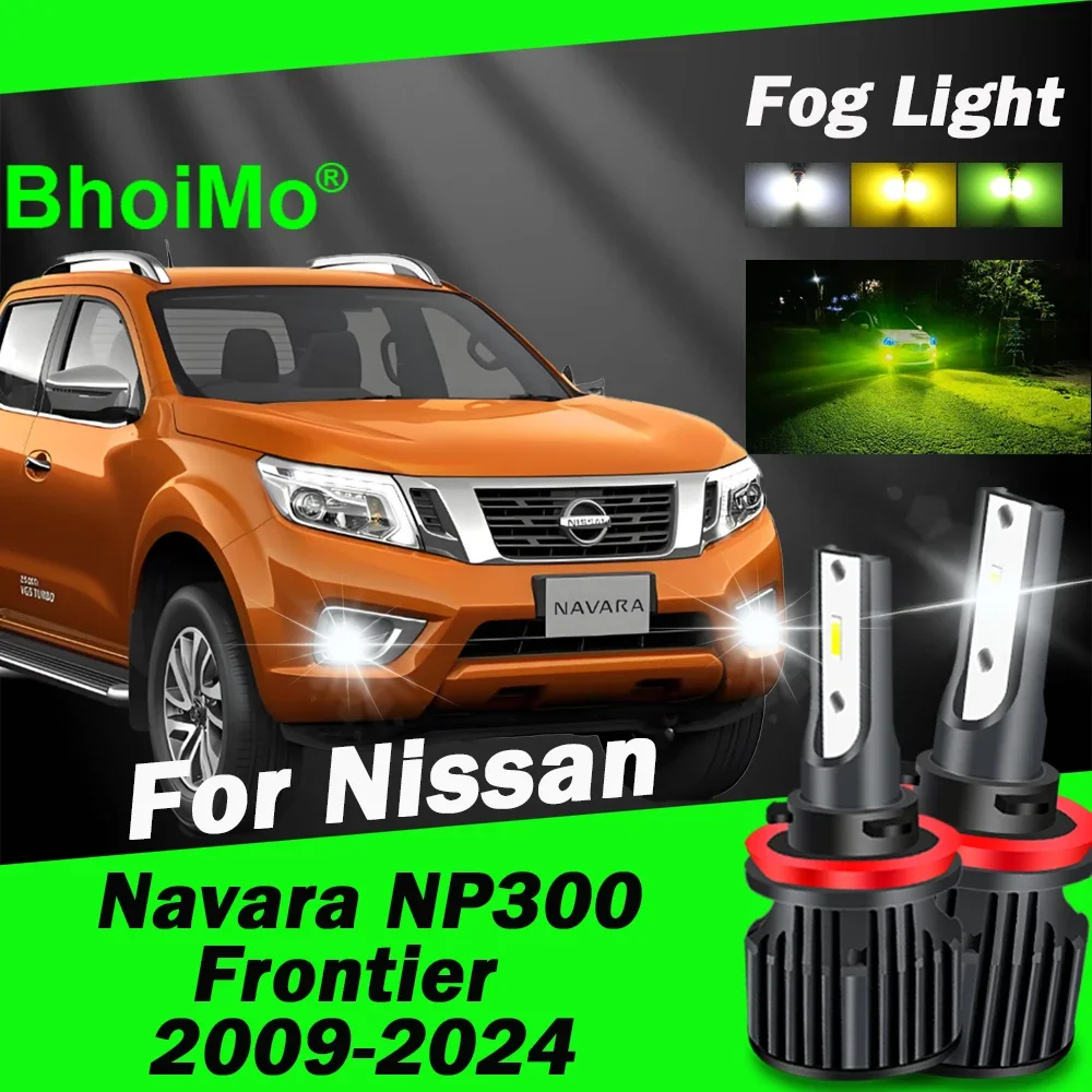 Front Fog Light Bulb For Nissan Navara NP300 Frontier 2009 2010 2011 2012 2013 2014 2015 2016 2017 2018 2019 Led Lamp