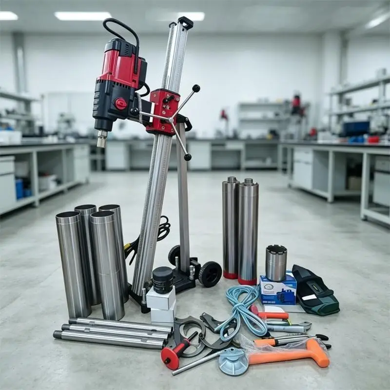 Tunnel Invert Core Drilling Machine Lab Bridge Concrete Core Drill Coring Machine Inclined Hole Sampling Coring Equipment