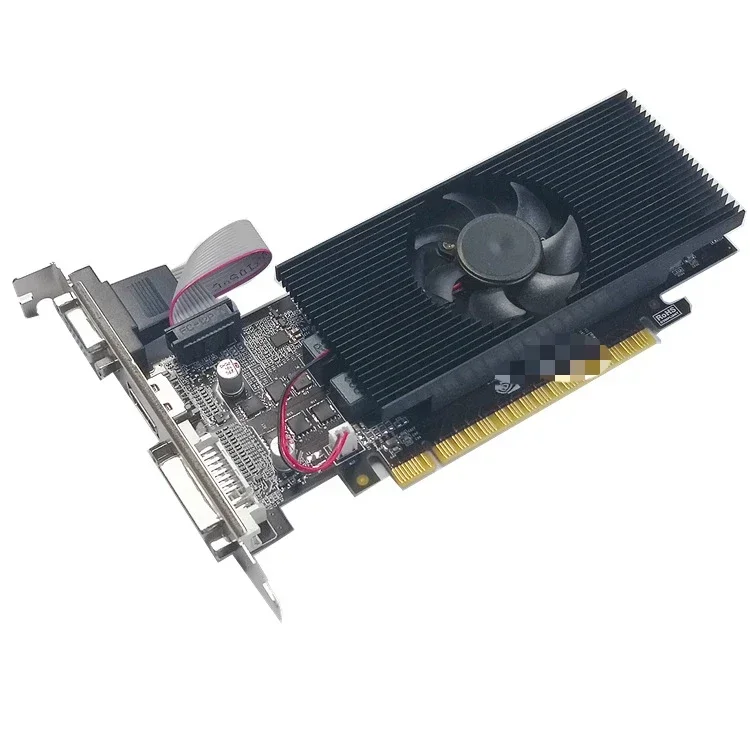 Tarjeta de cuchillo GTX1050TI de 2GB, chasis pequeño, tarjeta gráfica de media altura, juego de ordenador de escritorio, tarjeta gráfica independiente