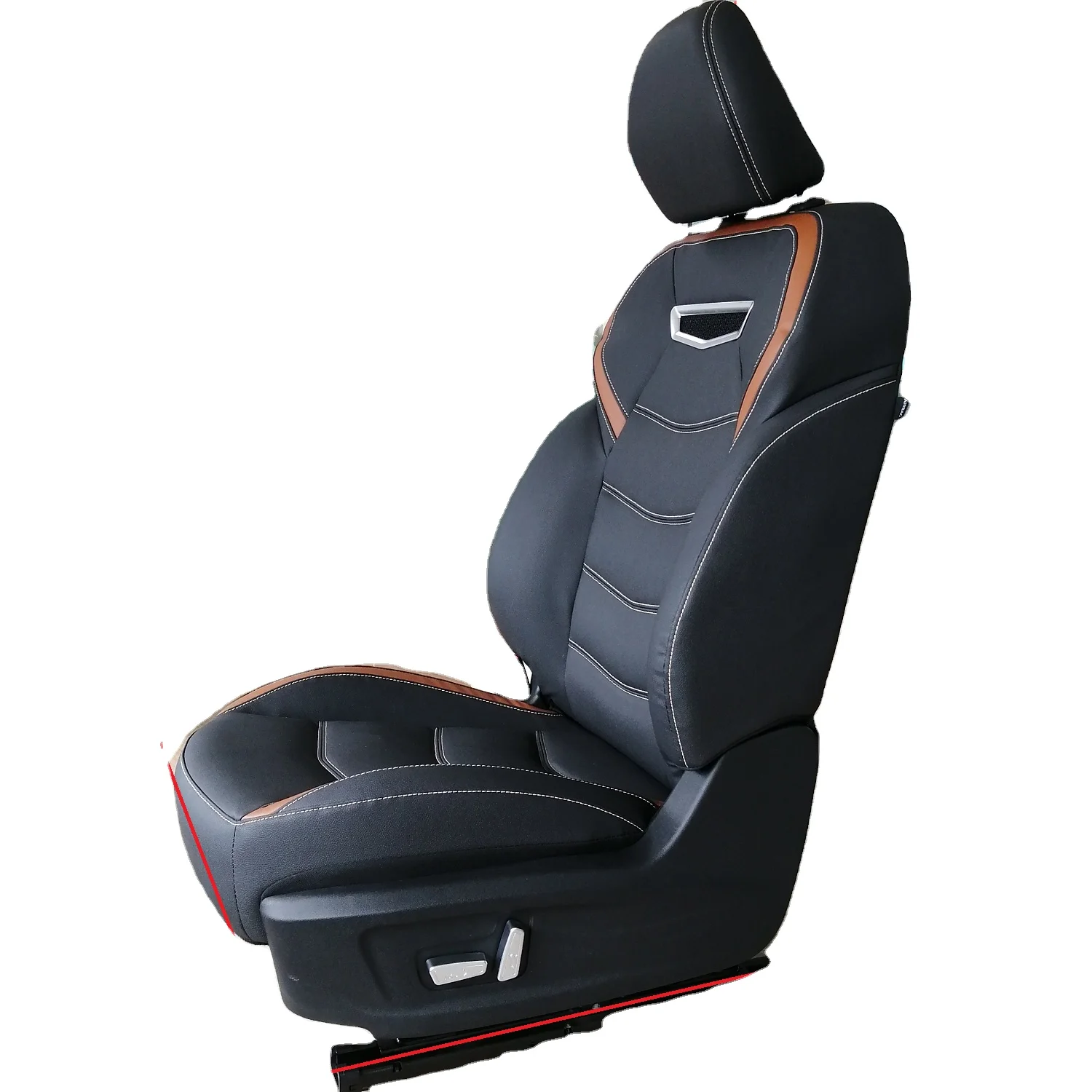 

Электрические кожаные автомобильные сиденья для водителя и пассажира с 4- и 6-точечной регулировкой, оптовая продажа