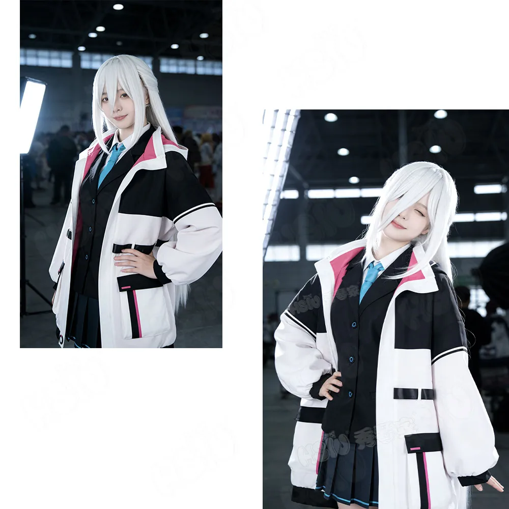 Blue Archive Kei Cosplay Costume Wig HSIU Full Set Women Suit Jacket Short Skirt Heat Resistant Synthetic Hair Game Cosplay - view 2