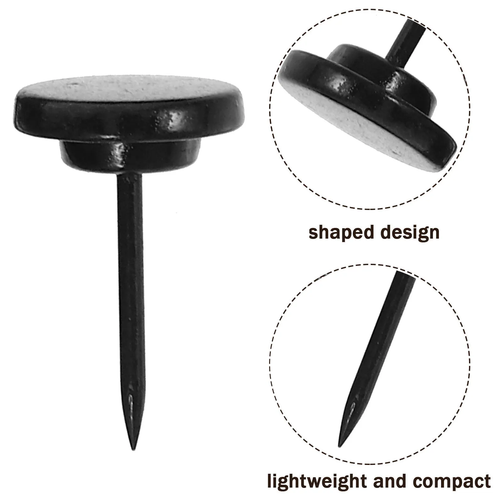 

30Pcs Metal Push Pins for Cork Board Wall Decorations Easy to Use and Remove Stylish Design Wall Pushpins Pin for Cork Board