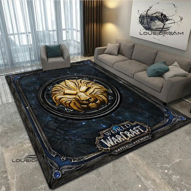 Game World of Warcraft Printed Carpet Non -slip carpet carpets for living room kitchen mat Yoga mat anime rug birthday gift