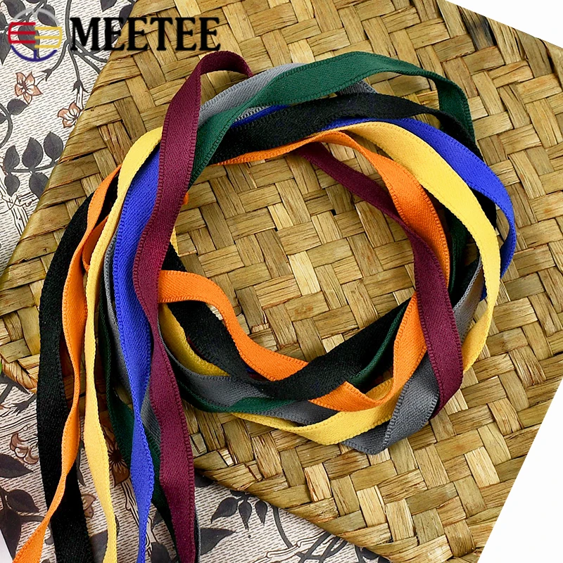 

20-50M 10mm Nylon Elastic Bands for Underwear Shoulder Garment Decor Rubber Rope Pants Stretch Lace Trim DIY Sewing Accessories