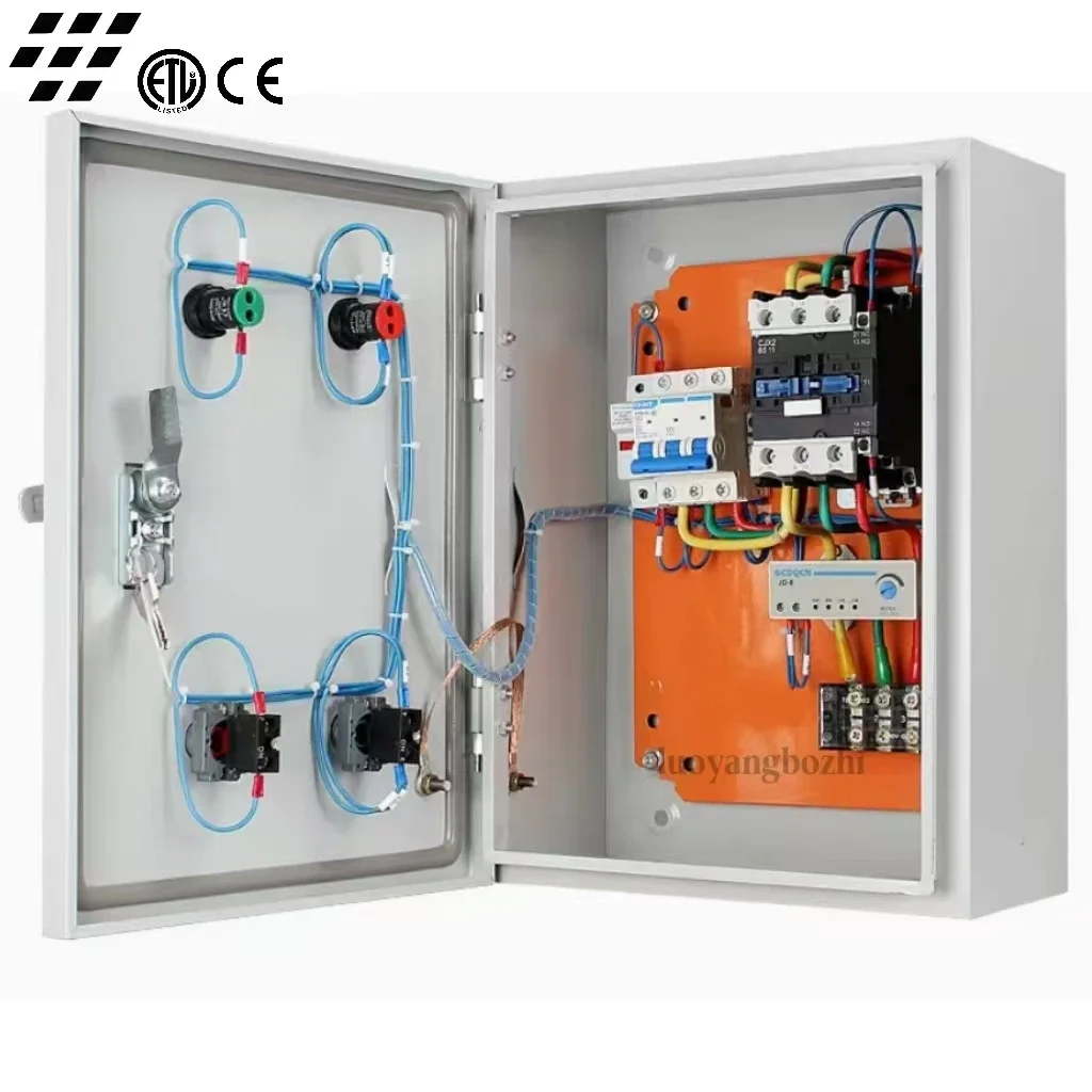 Low Voltage 3 Phase Dol/direct Star /delta Starter Motor/pump Distribution Control Panel With Timer