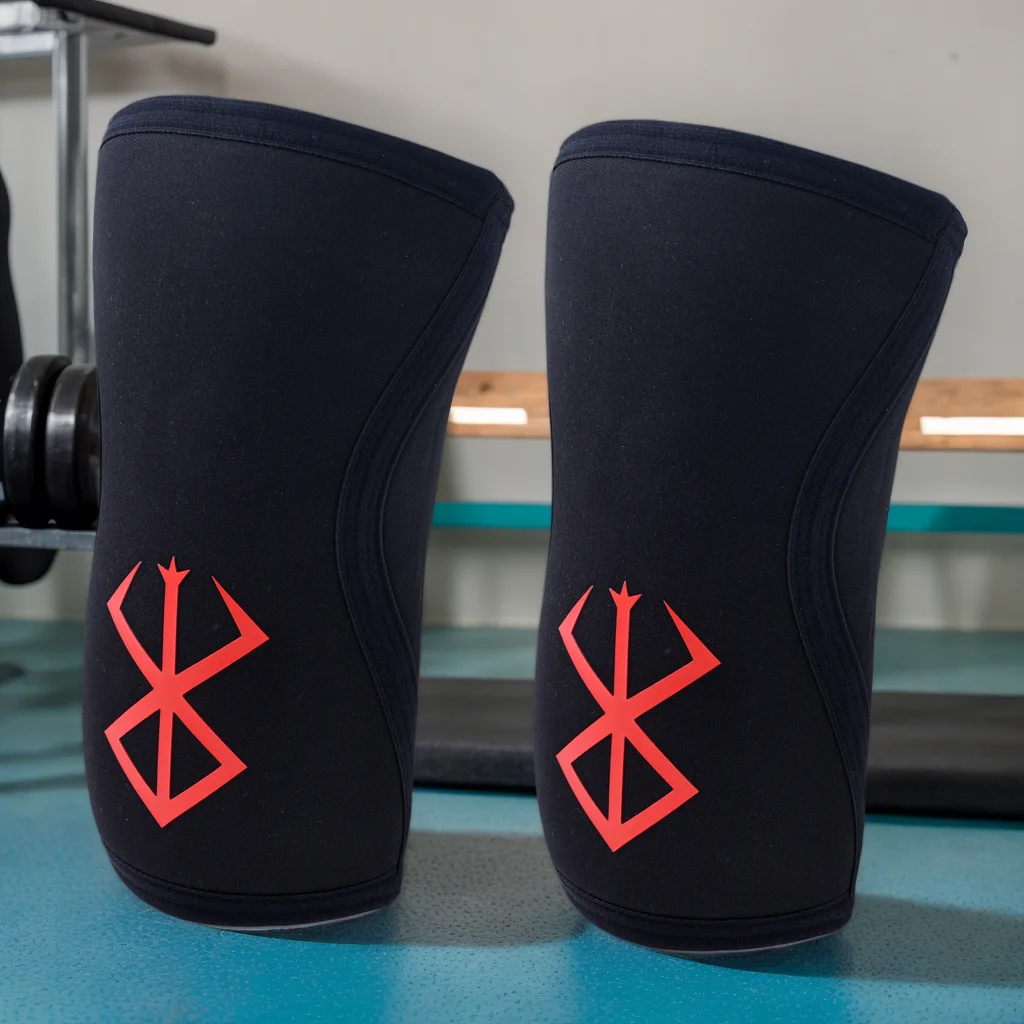 

Наколенник и компрессионный бандаж для приседаний, фитнеса, тяжелой атлетики и пауэрлифтинга — пара рукавов 7 мм — для мужчин и женщин