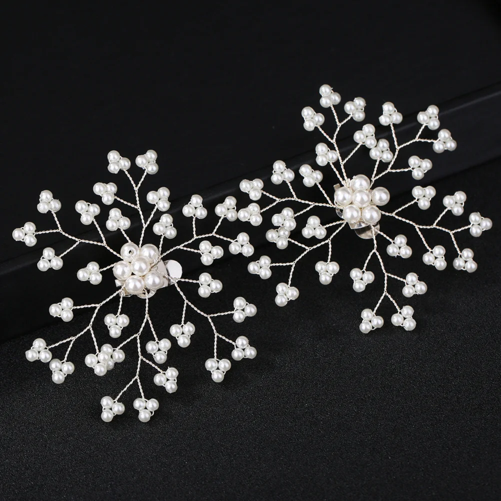 مشبك إبزيم حذاء لؤلؤي مصنوع من خليط معدني أبيض أنيق يمكنك صنعه بنفسك لأحذية الزفاف أحذية مسطحة بكعب عالٍ ومشابك أحذية لؤلؤية #2