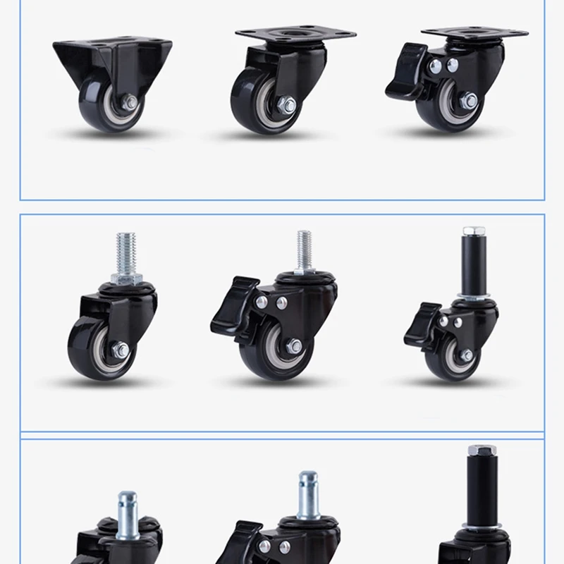 Universal Wheel Swivel Casters Heavy Duty Casters Threaded Stem Casters Locking Industrial Casters Swivel Casters For Carts