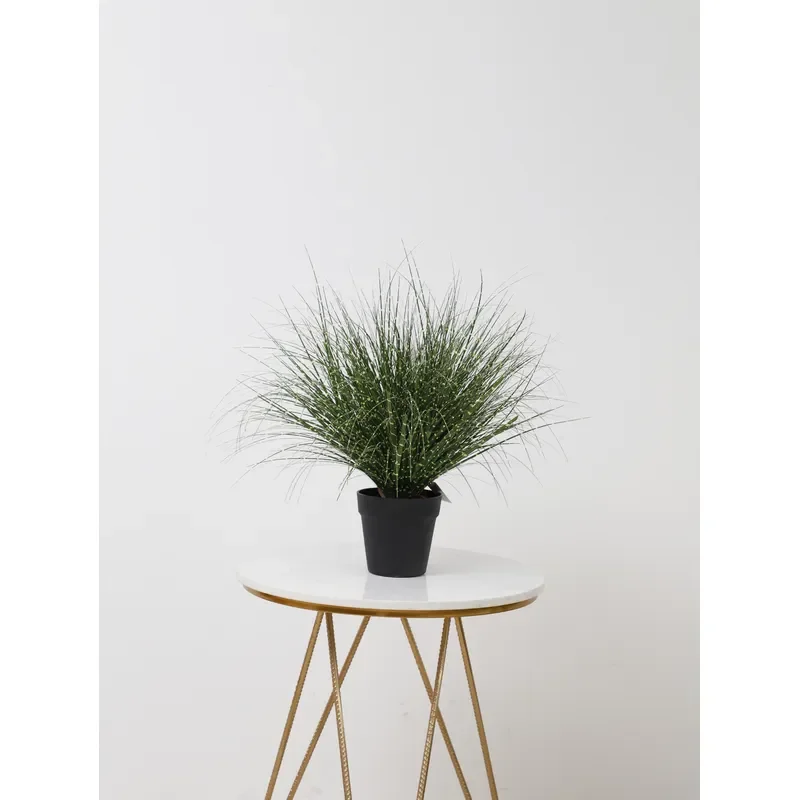 Top Fashion Artificial Onion Grass Interior Green Potted Plant for Window Decoration Home Decor Accessories for Onion Grass