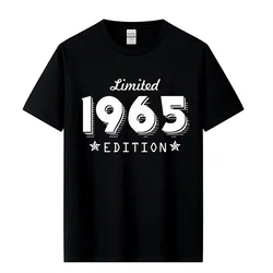 1965 Limited Edition Gold Design Men's Black T-SHIRT Cool Casual pride t shirt men Unisex New Fashion tshirt Loose Size