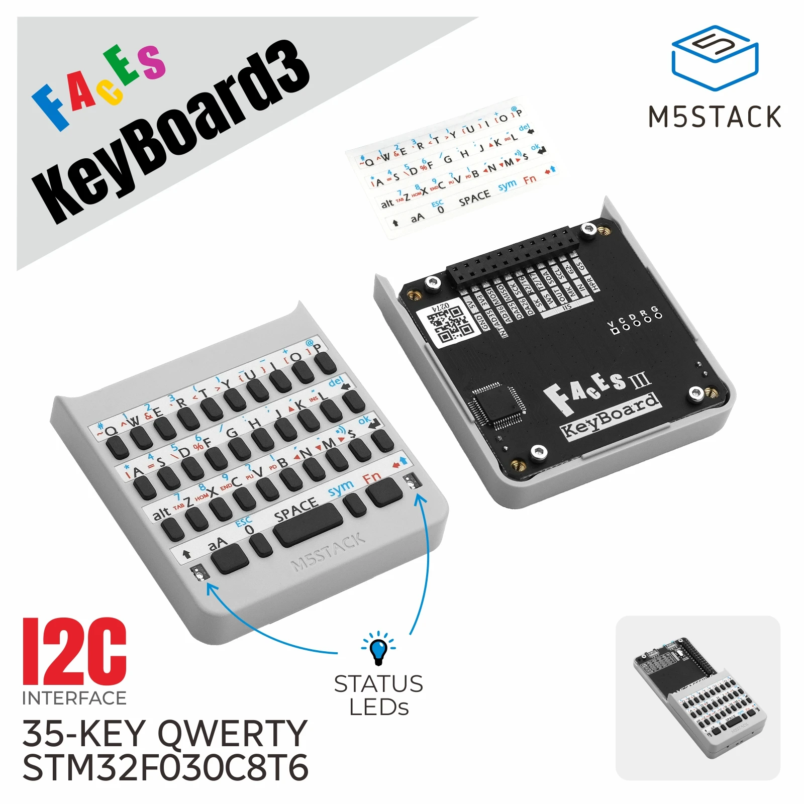 【¥2,684】M5Stack Faces Keyboard Panel v3.0-アリエク特価アラート