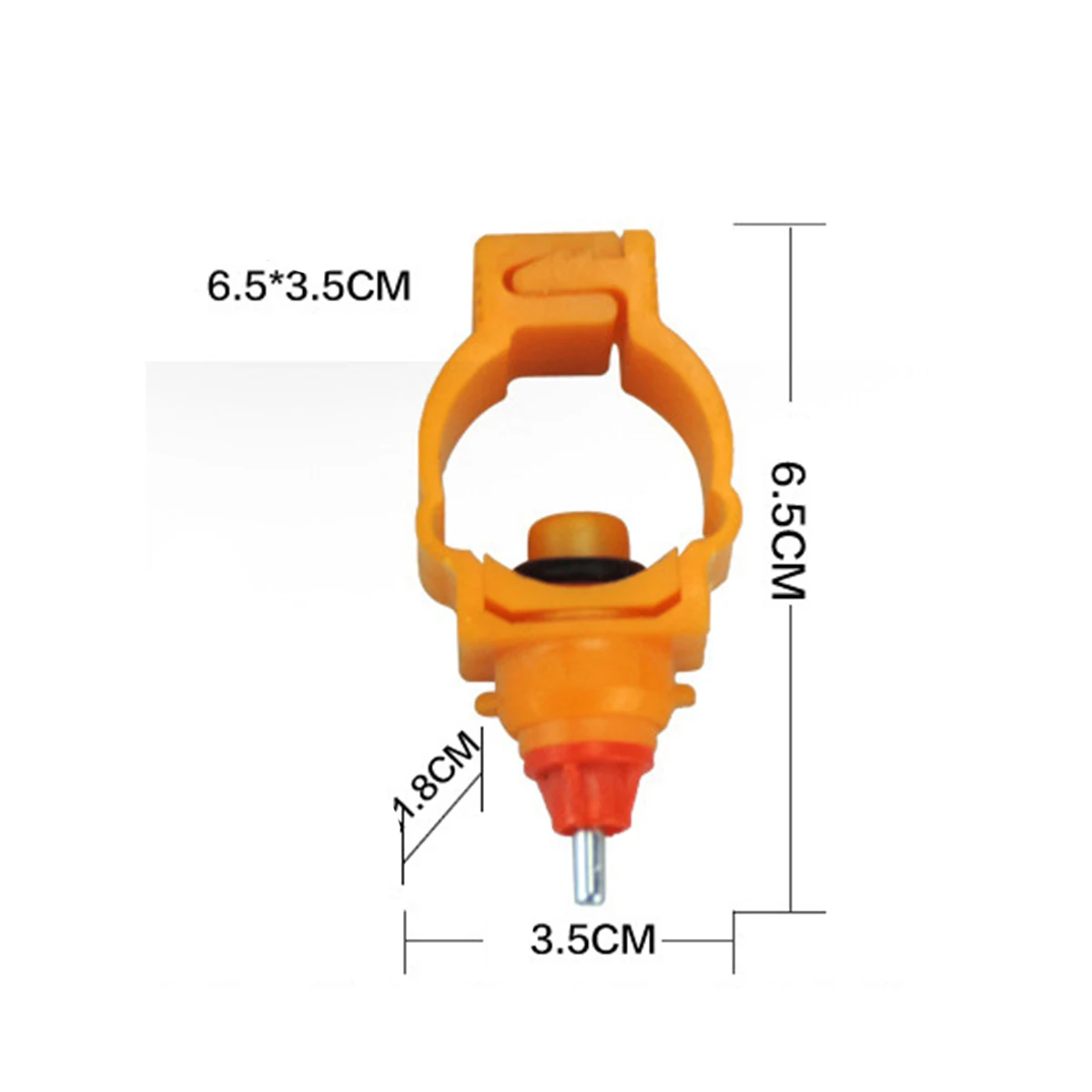 

6 Pcs Poultry Drinker Automatic Chicken Water Feeder Spring Clip System Water Supply for Geese