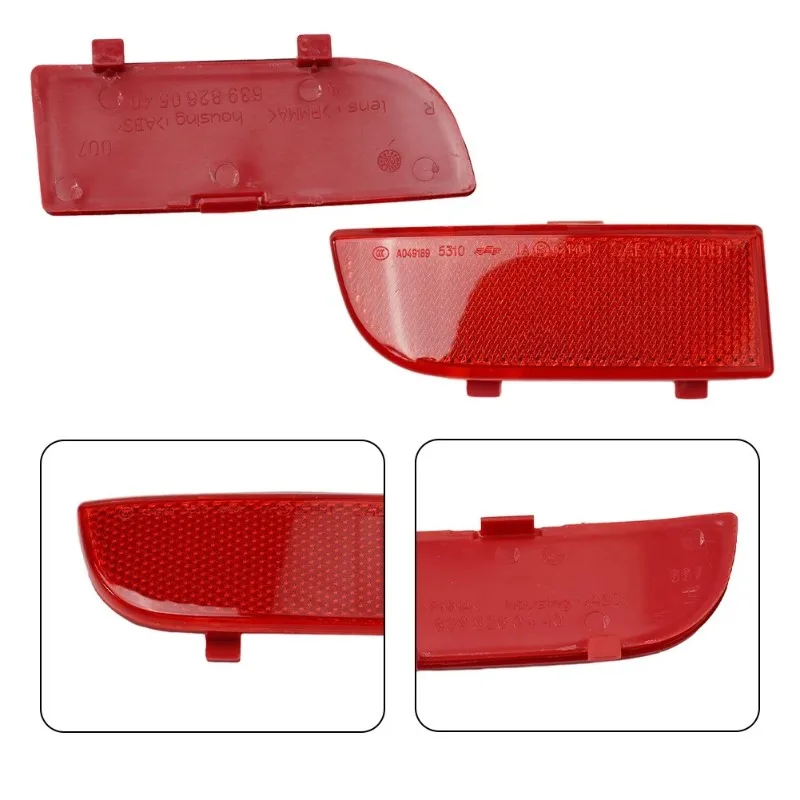 Rear Bumper Reflective Strips Without Bulb For Mercedes-Benz Vito Viano W639 2003-2014 Warning Strip 6398260040 6398260440