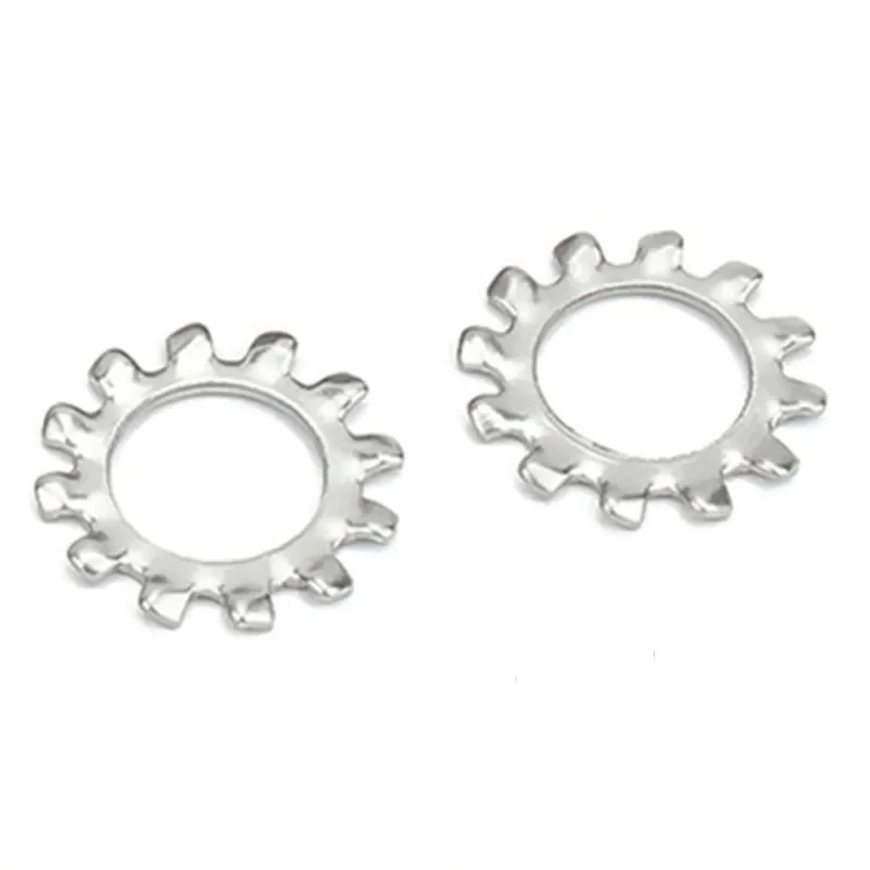 10/50pcs 304 Stainless Steel M2 M2.5 M3 M4 M5 M6 M8 M10 M12 M14 M16 External Internal Toothed Serrated Lock Washer Gasket