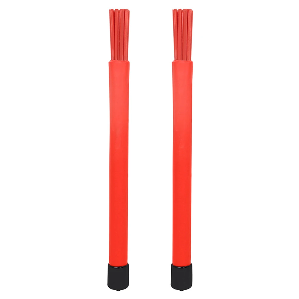 

Brush Drum Accessories Wire Brushes for Drums Retractable Red Cleaning and Maintenance Supplies Instrument