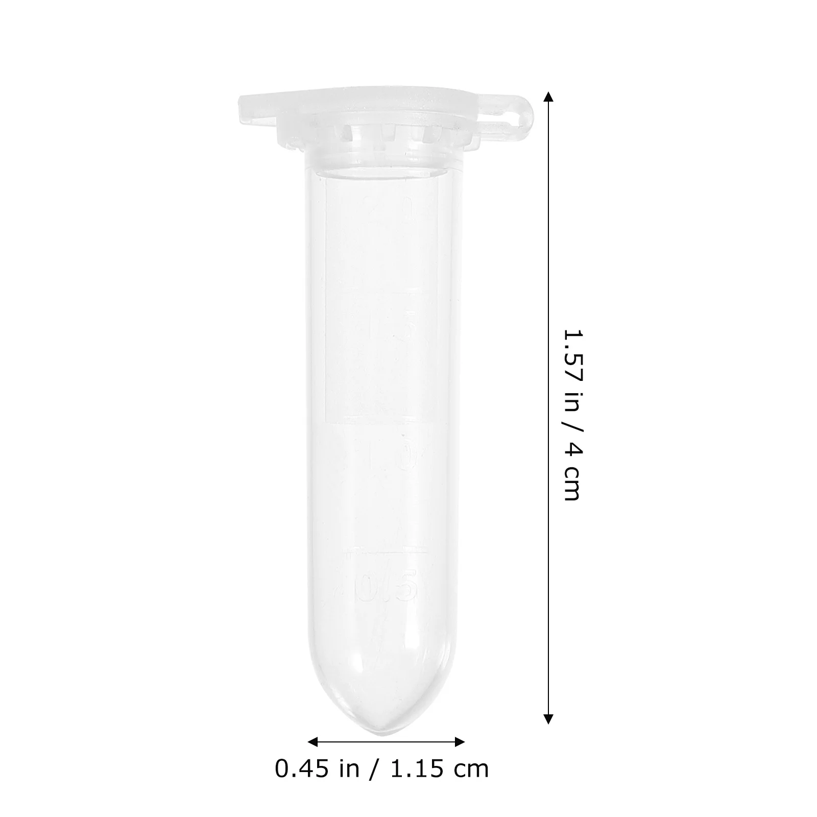 500 قطعة 2 مللي أنبوب الطرد المركزي مجموعة السلس الجدار مقياس دقيق ارتفاع ضغط التعقيم مختبر معدات البحث لعينة #1