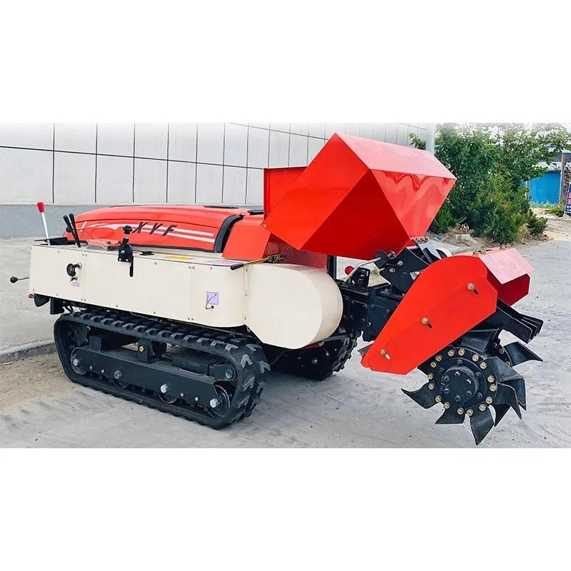 Multifunktions-Bauernhofmanagement, leistungsstarke Obstgarten-Fernbedienung, Bodenfräse, Düngung, Gewächshaus-Trenching-Maschine