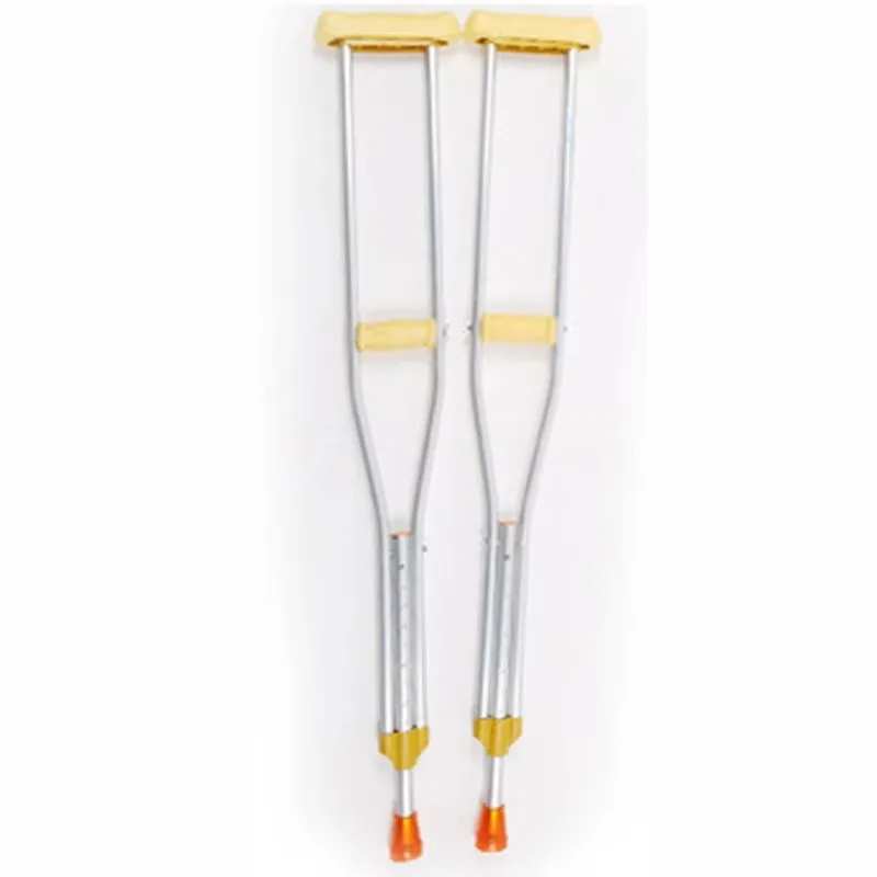 

Customizable Adult Crutches Adjustable Height Aluminum Alloy Cane for Rehabilitation Therapy Supplies