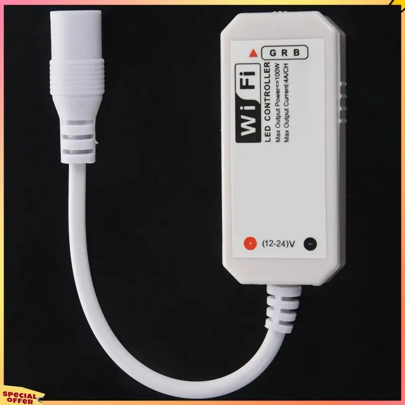 ABFI 3X LED Wifi Control remoto funciona con Alexa/Google Home Control de voz para cambio de tira de luces LED RGB 5050/3528