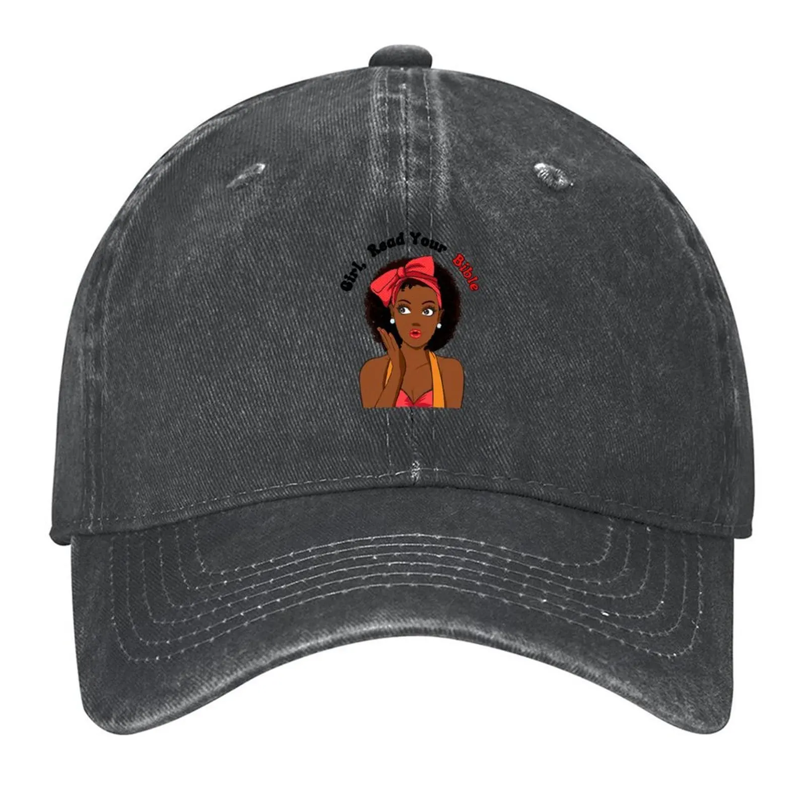 

Girl Read Your Bible - Gloss Baseball Cap Mountaineering Beach Bag Gentleman Hat Designer Hat Mens Hats Women's