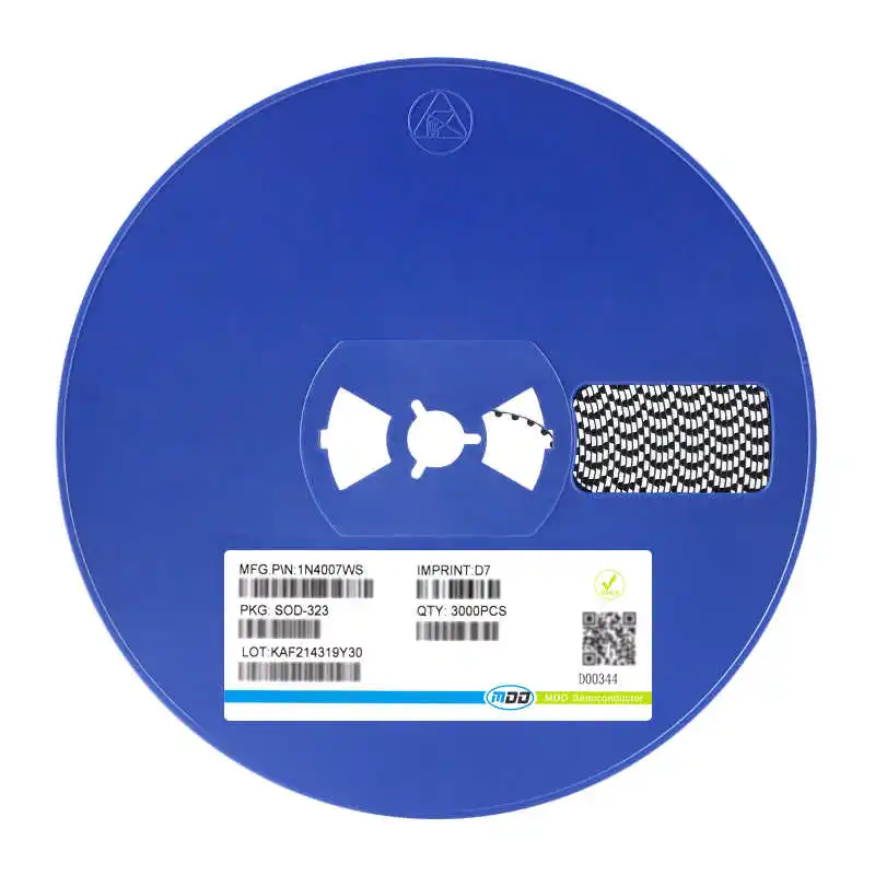 Оригинальный универсальный выпрямительный диод 1N4007WS D7 SOD-323 1000 В 1 А SMD (10 шт.)