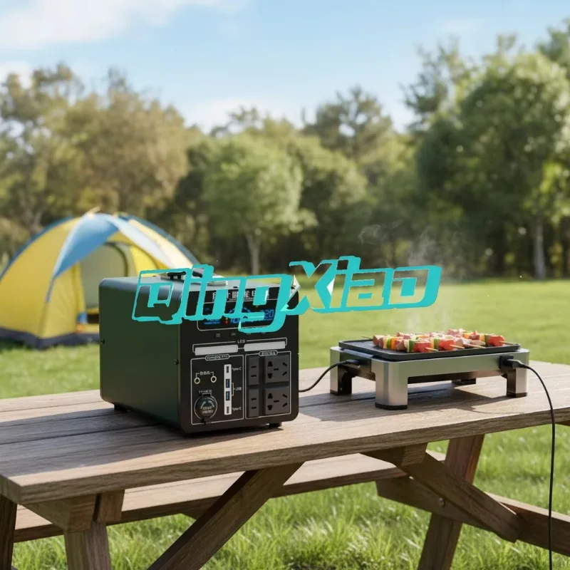 220V Portable Outdoor Power Station High Power Solar Generator With Multi Ports For Emergency Backup And Outdoor Activities