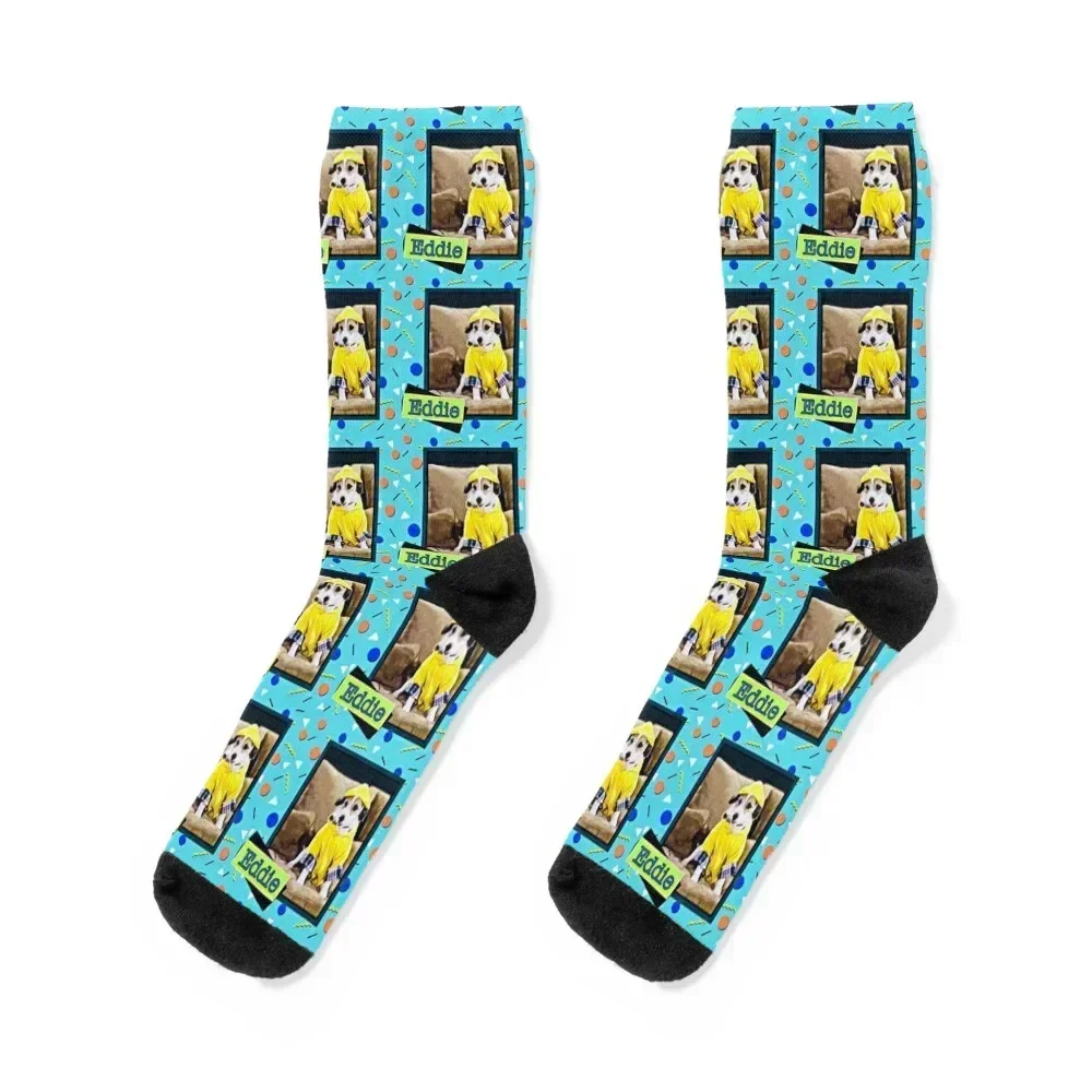 Eddie Tribute Socks happy funny gifts christmas stocking Sports Socks Ladies Men's