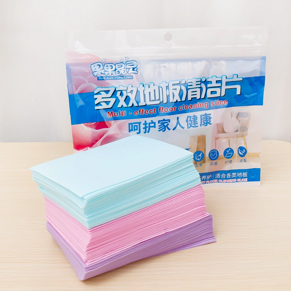 120/30Pcs Floor Tile Cleaner Tablets Strong Decontamination Mopping Floor Soap Papers For Household Bathroom Cleaning Supplies