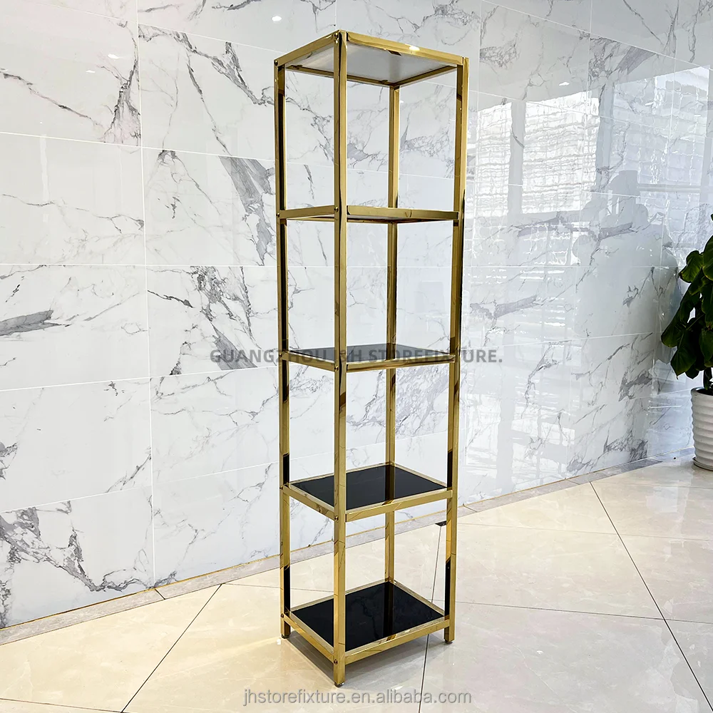 Stainless Steel Bag Display Shelf for Woman Shop Man Kids Store Shoe Racks for Store Display Rack