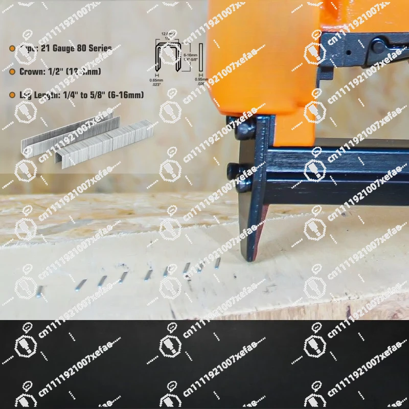 N8016 21 Gauge Pneumatic Fine Wire Stapler, 1/2