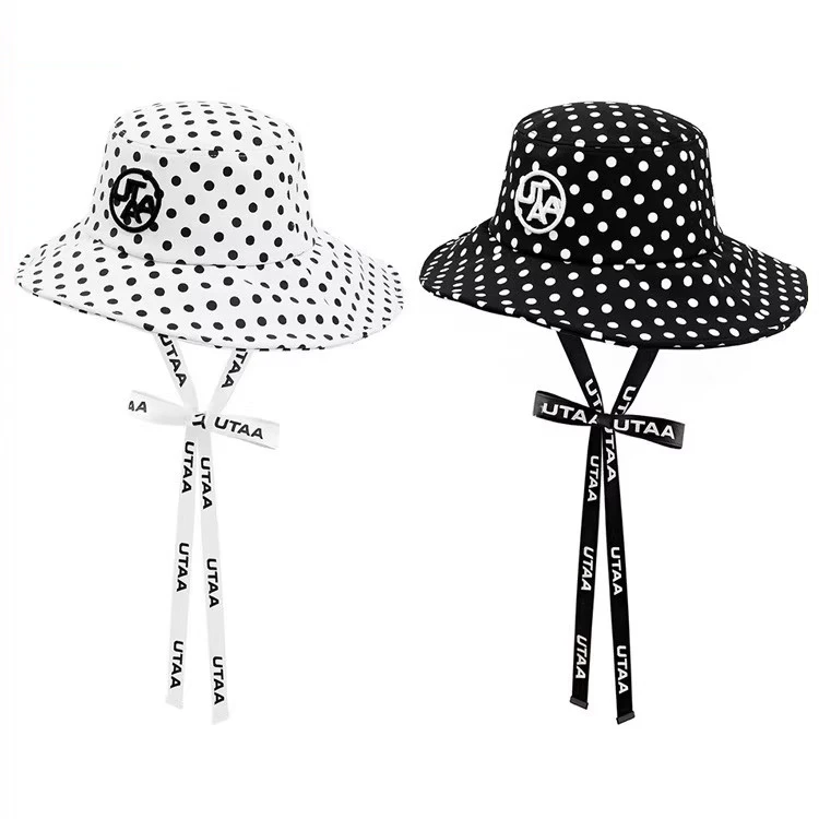 

Шикарная женская шляпа от солнца для гольфа, дышащая рыбацкая кепка в горошек, UPF 50+ и быстросохнущая для отдыха и спорта