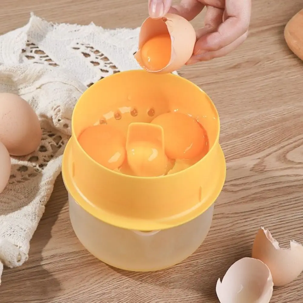 Baking Accessories Egg Separator Kitchen Tools Cooking Gadgets Leaking Egg Tool Household High Capacity Egg White Yolk Separator