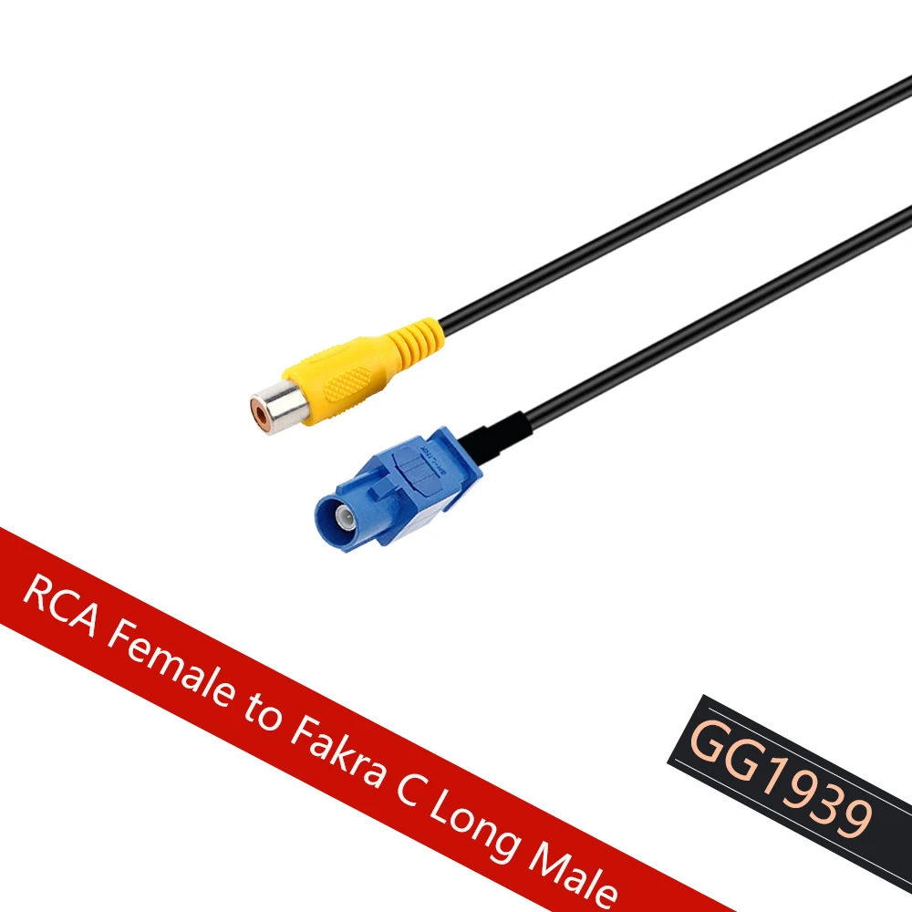 1 قطعة فقرا C ذكر إلى RCA أنثى فيديو مهائي كابلات سيارة عكس كاميرا الرؤية الخلفية محول كابلات لمرسيدس بنز لفورد