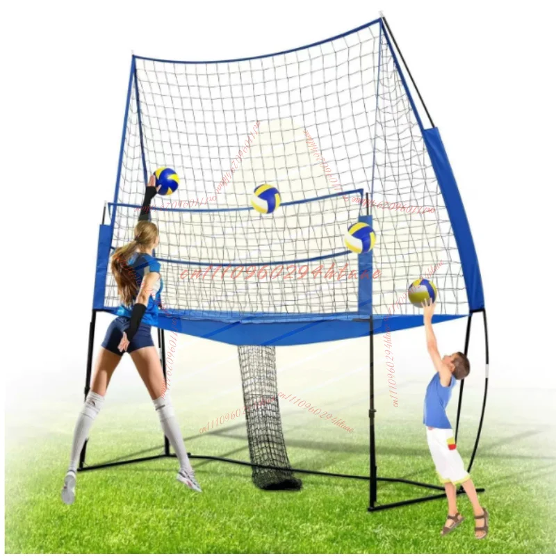 Adjustable Volleyball Practice Net Indoor Outdoor Training Net Set Portable Volleyball Net Stand 11x8FT