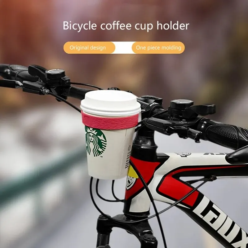 ENLEE Bicycle Coffee Cup Holder Universal Mountain Bike Water Bottle Holder Mount Cycling Electric Scooter Bracket Accessories