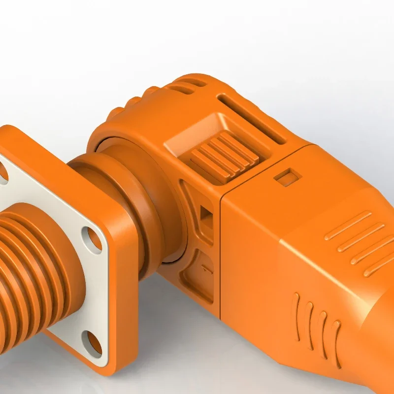 130A Energy Storage Cabinet Connector For New Energy Applications High-Current Through Wall Terminal Lithium Battery Connectors