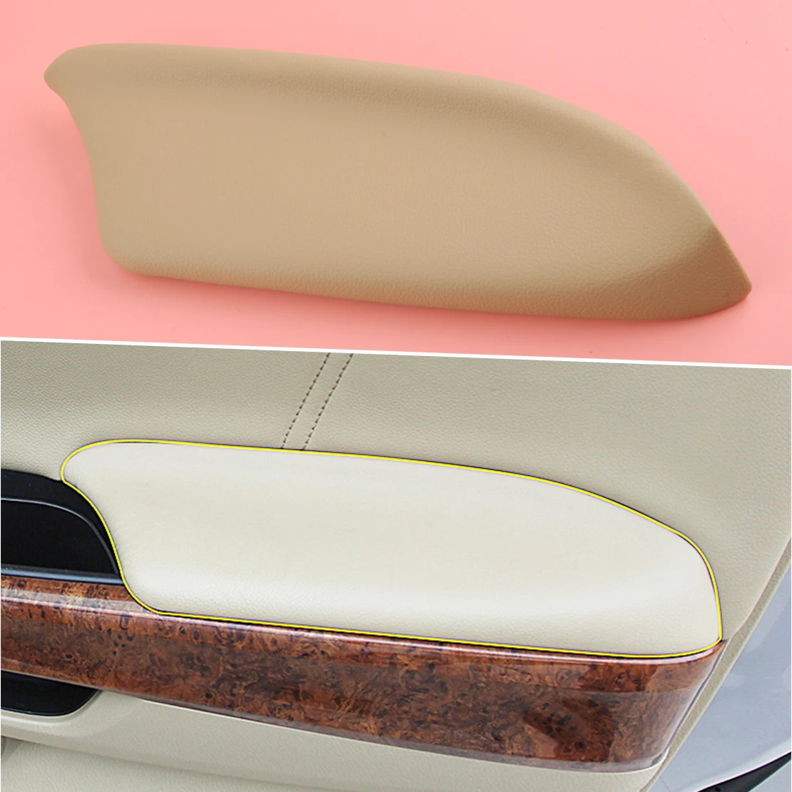 

Новая Автомобильная задняя правая Боковая дверь подлокотник панель Крышка отделка для Honda Accord 2012 2011 2010 2009 2008