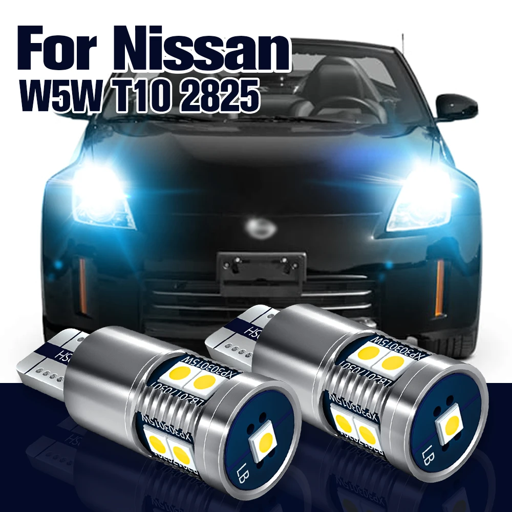 

Clearance Light W5W T10 2pcs LED Parking Lamp For Nissan 350Z 370Z Cube GTR Juke Leaf Note Pathfinder Tiida X-Trail Qashqai J10