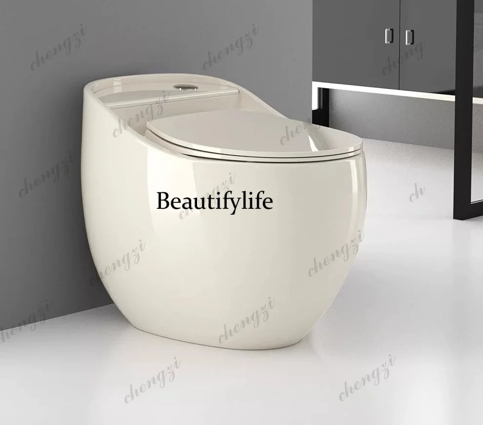 Creative, shaped personality, toilet water-saving, deodorant, silent siphon small apartment toilet