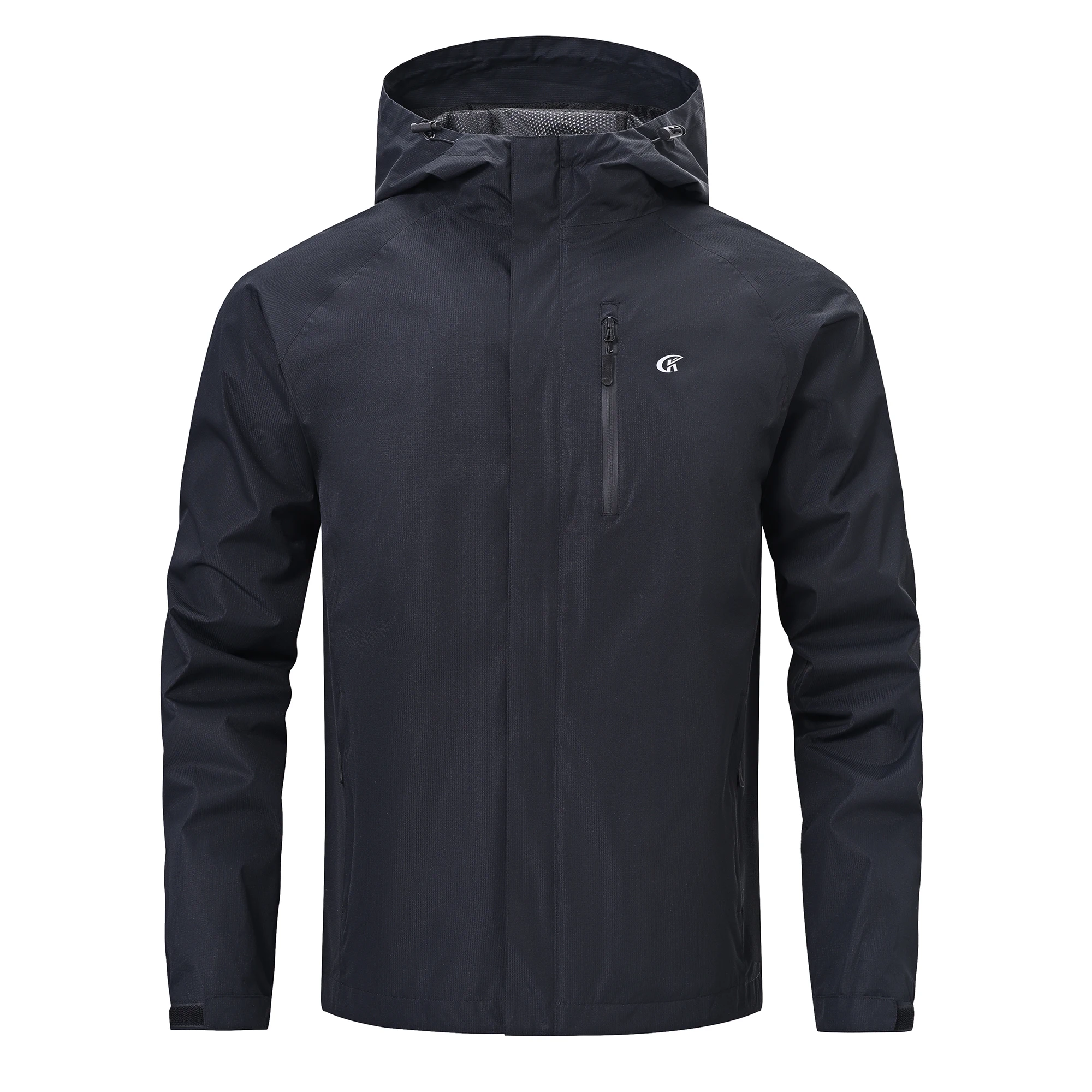 AliExpress NONE Summer Men's Raincoat Waterproof Lightweight Jacket, Thin Rain Jacket with Inner Pocket for Camping Hiking Cycling Fishing