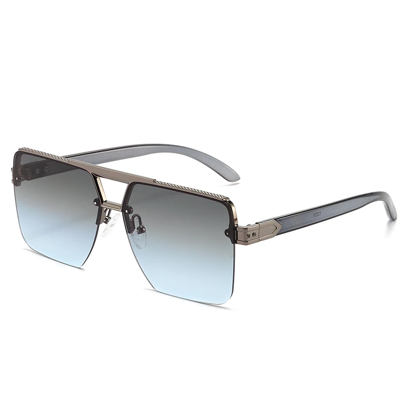 New Frameless Square Uv Resistant Sunglasses Trendy And Fashionable Street Photography Versatile Car Sunglasses 1205