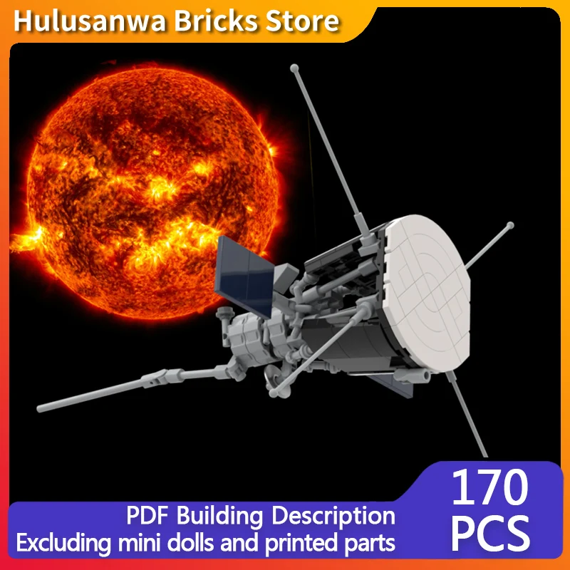 Military Space Probe Model MOC Building Bricks War Equipment Modular Technology Gifts Holiday Assemble Children Toys Suit
