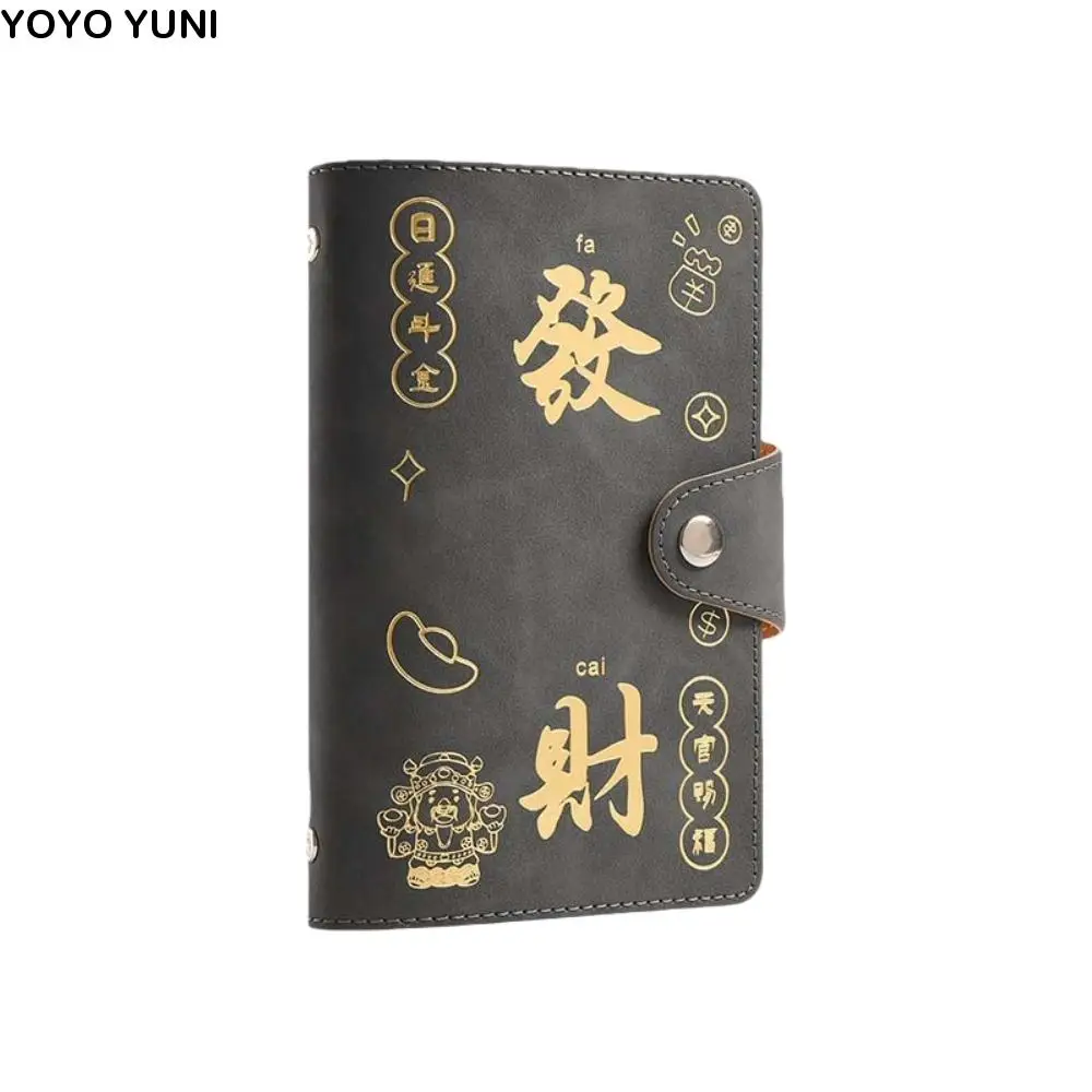 

Chinese New Year Money Savings Challenge Binder God of Wealth Style Storage Envelop Savings Challenges Book 100 Cash Envelopes