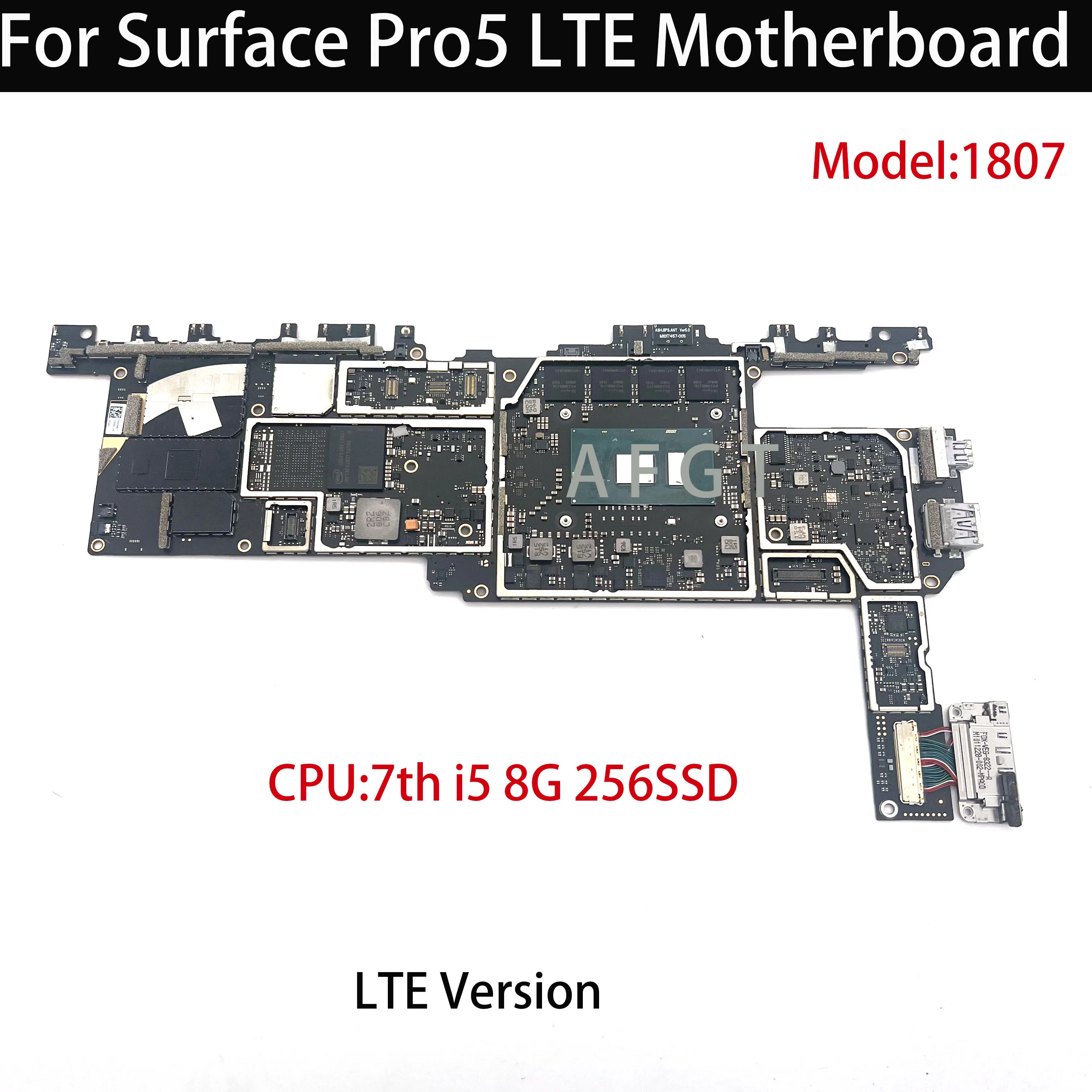 Original Logic Board For Microsoft Surface Pro5 1807 Tablet
